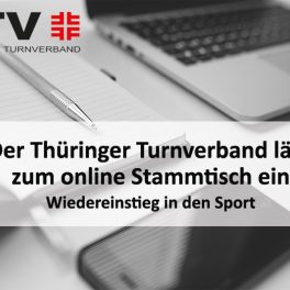 Der Thüringer Turnverband lädt zum online Stammtisch ein
